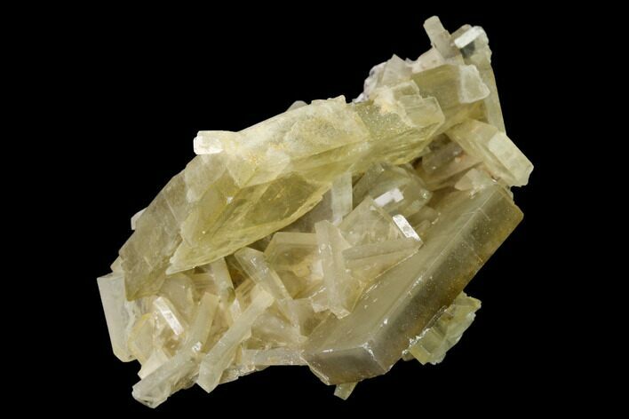 Tabular Barite Crystal Cluster with Phantoms - Peru #169108